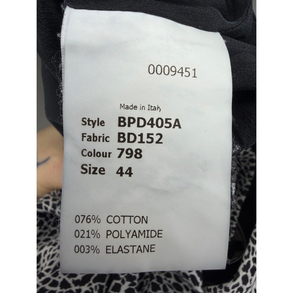Antonio Berardi Animal Print Sheath Dress Sweetheart Neck Black White Size 44 - Picture 7 of 11